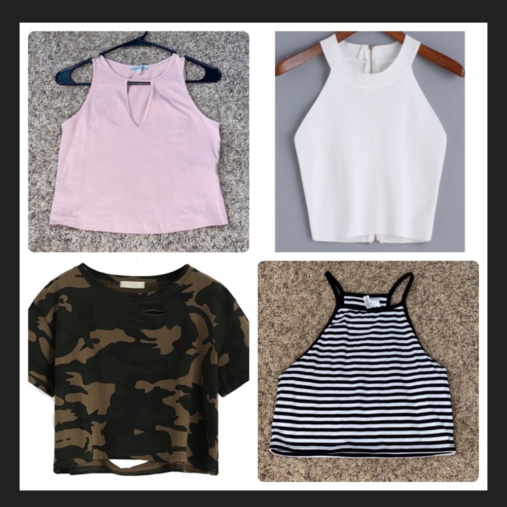 All 4 Crop Tops Bundle
